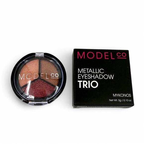 Model Co Metallic Eyeshadow Trio in Mykonos 3g 0.10 oz Eye Shadow - Picture 2 of 4